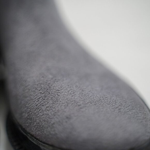 JG Faux Suede Rubber Ankle Boots - Picture 7 of 7